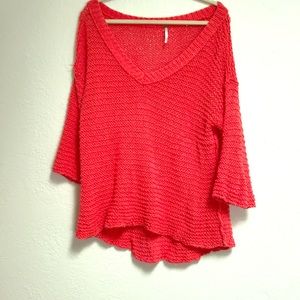 Bright and chunky Free People sweater